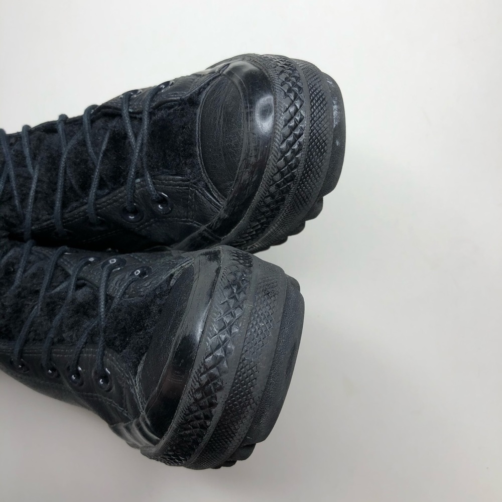 Converse Ctas Lift Ripple Hi Black Shoes Boots - Picture 14 of 16